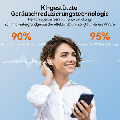 【Versandkostenfrei】GOOJODOQ J206 – 9-in-1 Bluetooth 5.3 Ohrhörer 🎁 Geräuschunterdrückend, HD-Sound, Ultraleicht, Perfekter Sitz