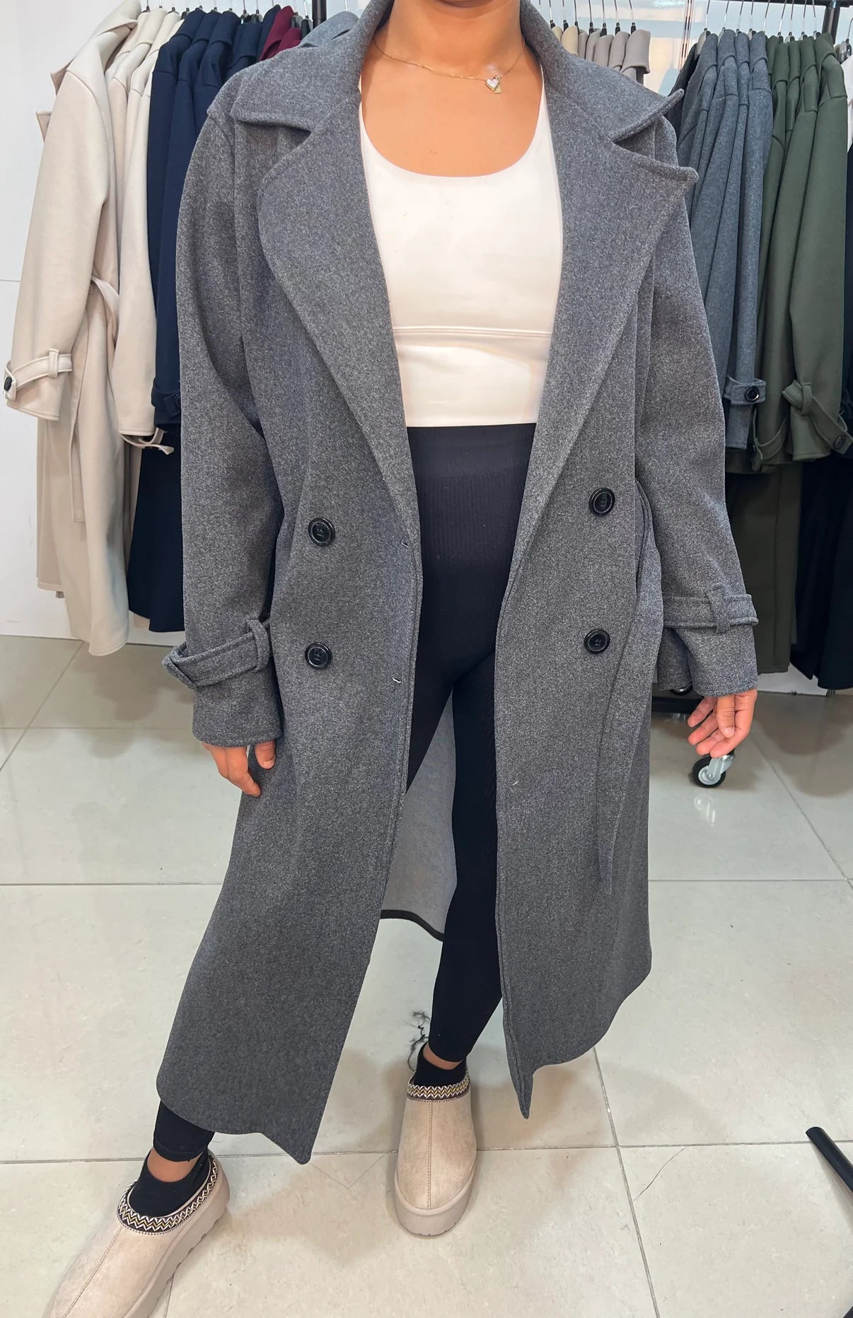 Trench long oversize 415