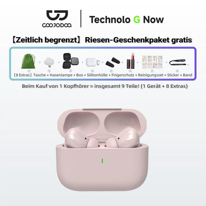 【Versandkostenfrei】GOOJODOQ J206 – 9-in-1 Bluetooth 5.3 Ohrhörer 🎁 Geräuschunterdrückend, HD-Sound, Ultraleicht, Perfekter Sitz